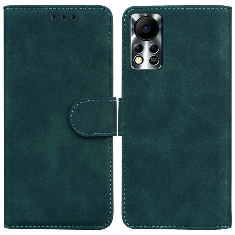 For Infinix Hot 11S NFC X6812B Skin Feel Pure Color Flip Leather Phone Case