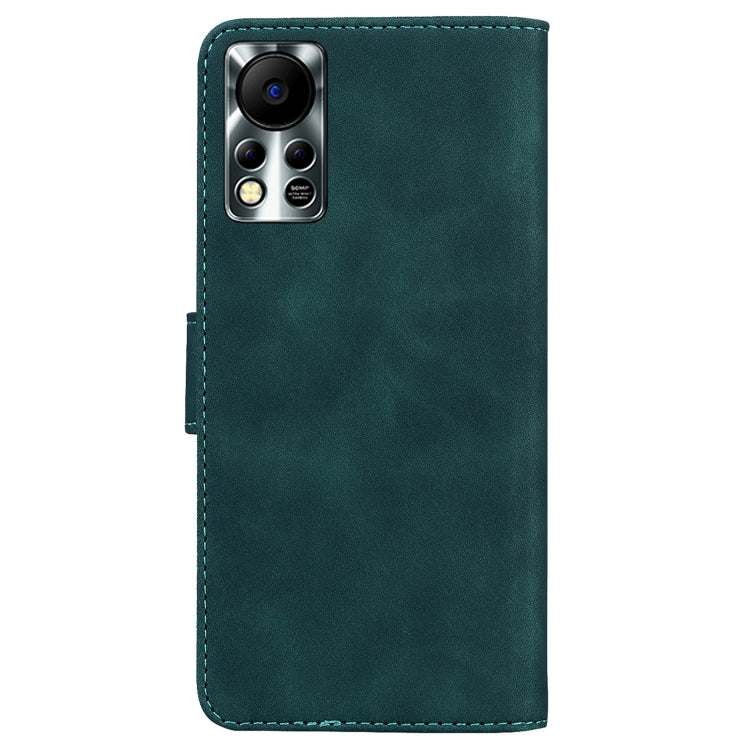 For Infinix Hot 11S NFC X6812B Skin Feel Pure Color Flip Leather Phone Case