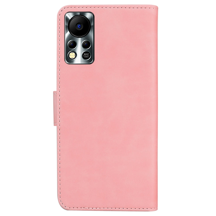 For Infinix Hot 11S NFC X6812B Skin Feel Pure Color Flip Leather Phone Case