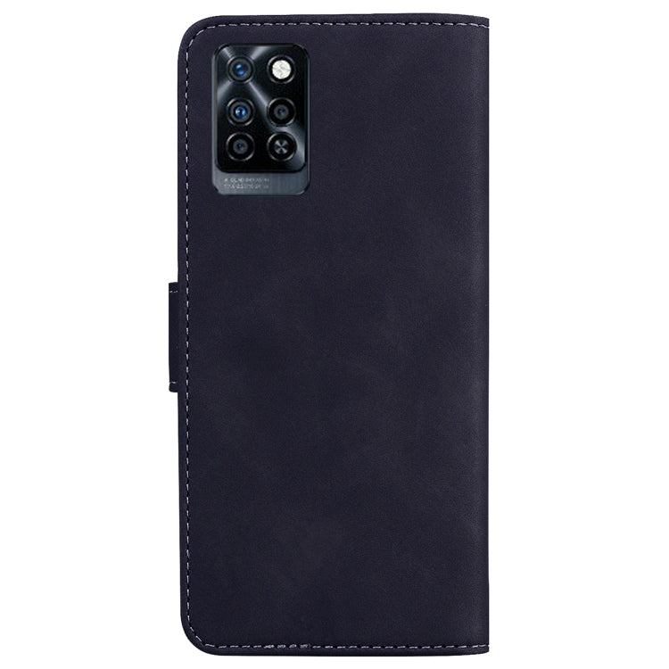 For Infinix Note 10 Pro X695 Skin Feel Pure Color Flip Leather Phone Case