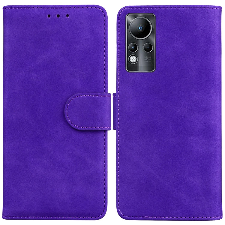 For Infinix Note 11 Skin Feel Pure Color Flip Leather Phone Case