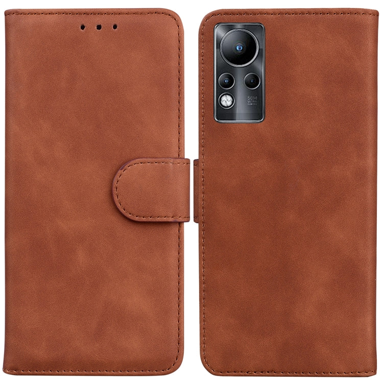 For Infinix Note 11 Skin Feel Pure Color Flip Leather Phone Case