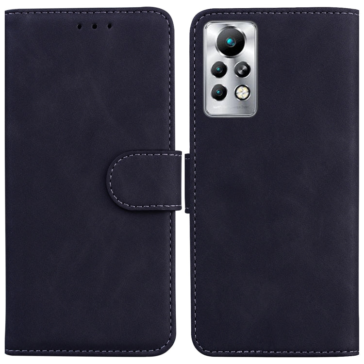 For Infinix Note 11 Pro / Note 11s Skin Feel Pure Color Flip Leather Phone Case