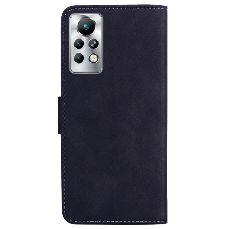 For Infinix Note 11 Pro / Note 11s Skin Feel Pure Color Flip Leather Phone Case
