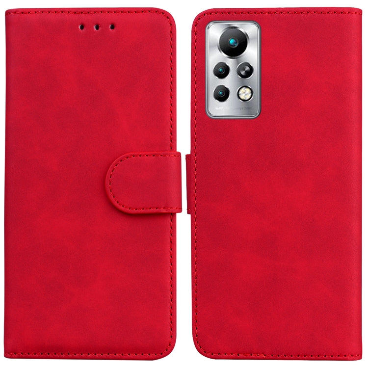 For Infinix Note 11 Pro / Note 11s Skin Feel Pure Color Flip Leather Phone Case