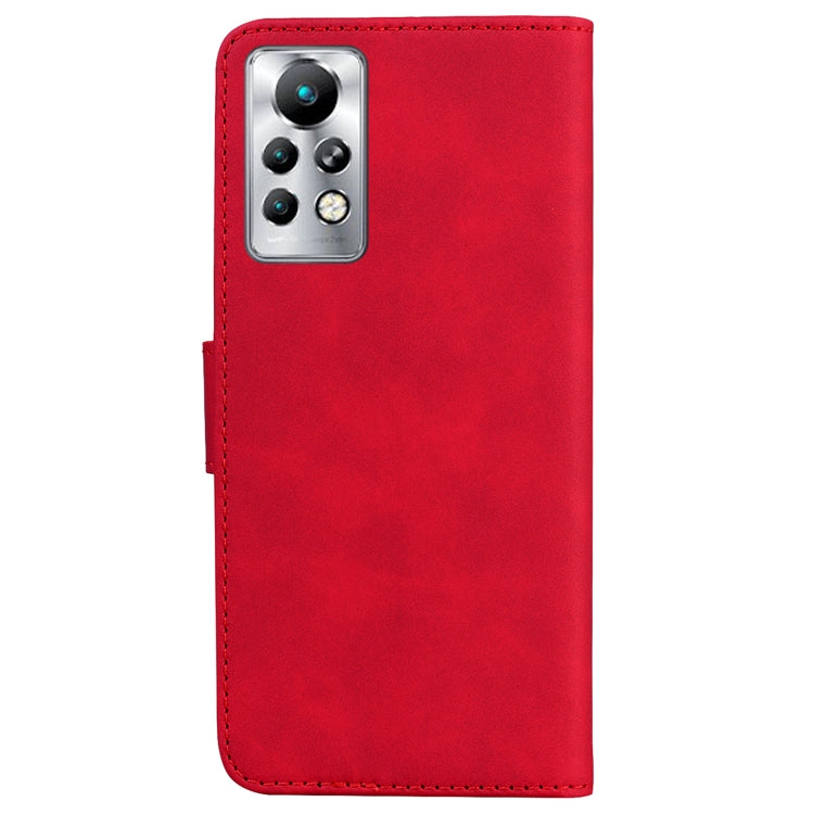 For Infinix Note 11 Pro / Note 11s Skin Feel Pure Color Flip Leather Phone Case