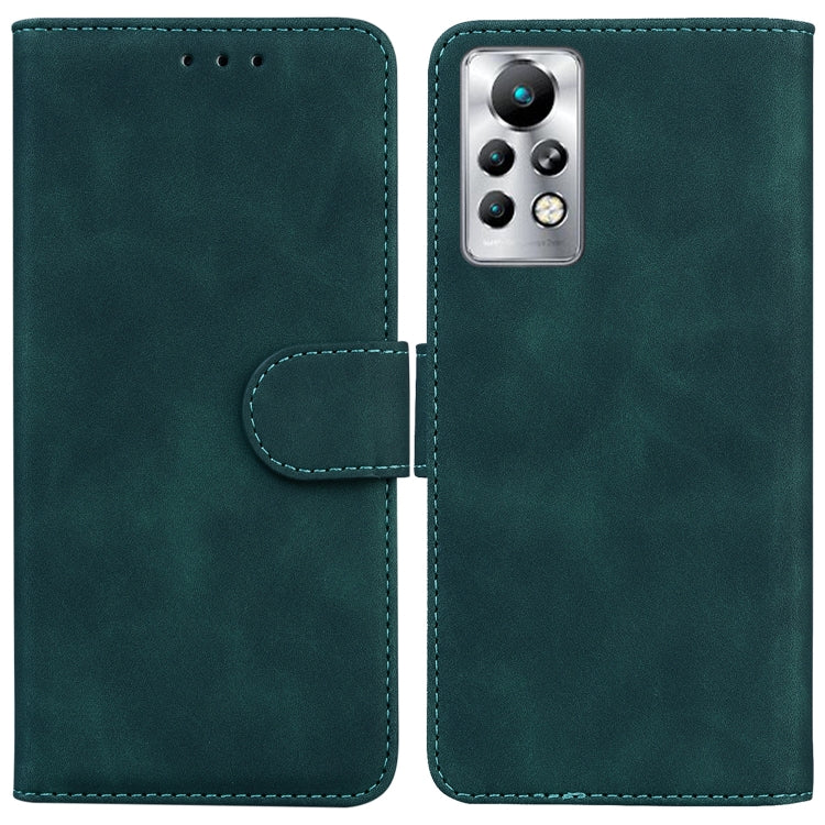 For Infinix Note 11 Pro / Note 11s Skin Feel Pure Color Flip Leather Phone Case