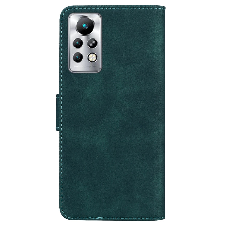For Infinix Note 11 Pro / Note 11s Skin Feel Pure Color Flip Leather Phone Case
