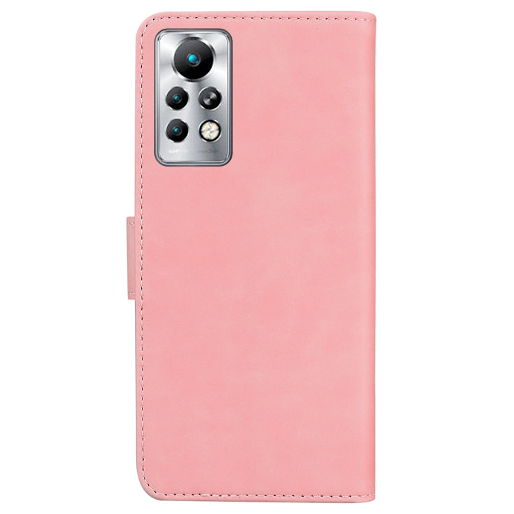 For Infinix Note 11 Pro / Note 11s Skin Feel Pure Color Flip Leather Phone Case