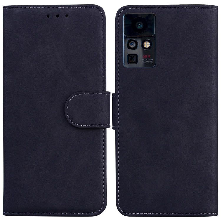 For Infinix Zero X / X Pro Skin Feel Pure Color Flip Leather Phone Case