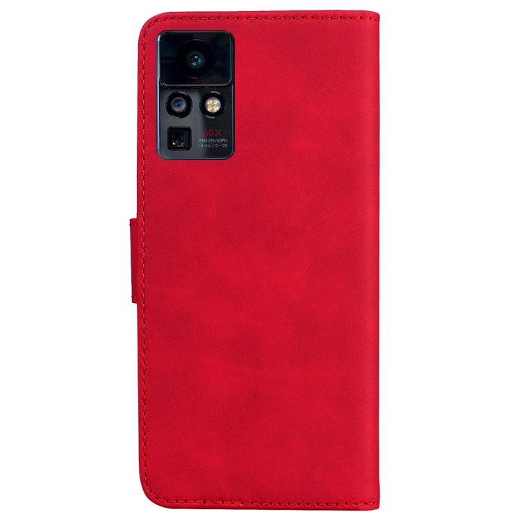 For Infinix Zero X / X Pro Skin Feel Pure Color Flip Leather Phone Case