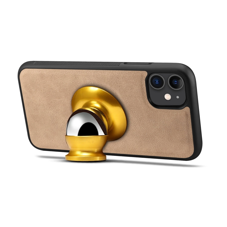 For iPhone 11 peelcas Detachable Horizontal Flip Leather Case with Holder & Card Slots & Wallet(Khaki)