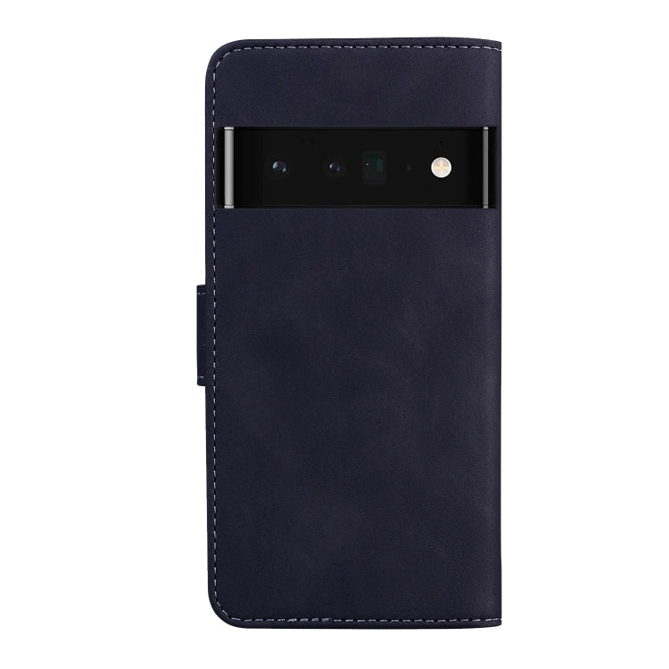 For Google Pixel 6 Pro Skin Feel Pure Color Flip Leather Phone Case