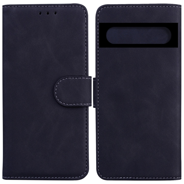 For Google Pixel 7 Pro 5G Skin Feel Pure Color Flip Leather Phone Case
