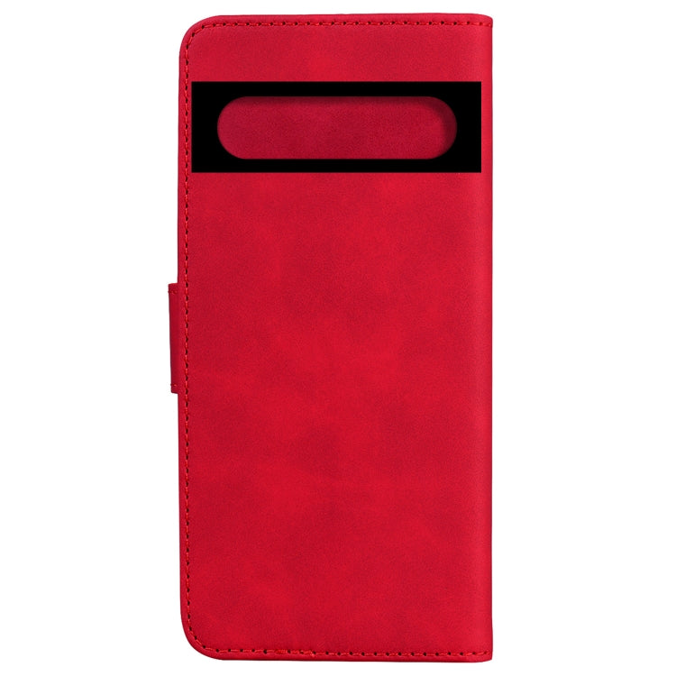 For Google Pixel 7 Pro 5G Skin Feel Pure Color Flip Leather Phone Case