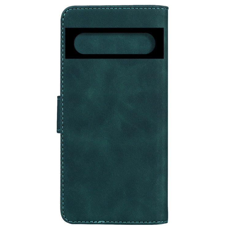 For Google Pixel 7 5G Skin Feel Pure Color Flip Leather Phone Case