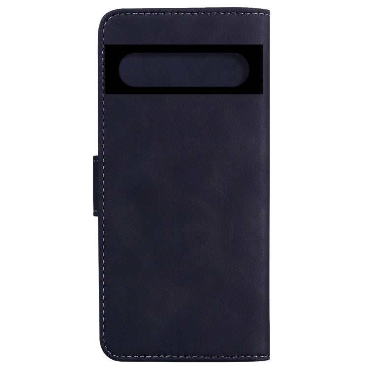 For Google Pixel 7 5G Skin Feel Pure Color Flip Leather Phone Case