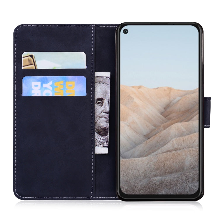 For Google Pixel 5a Skin Feel Pure Color Flip Leather Phone Case
