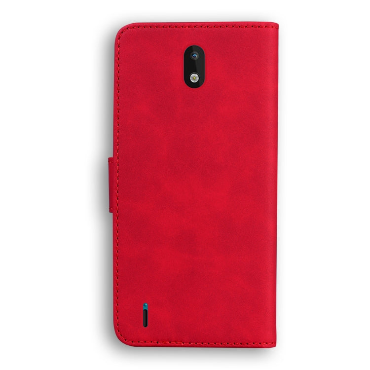 For Nokia 1.3 Skin Feel Pure Color Flip Leather Phone Case