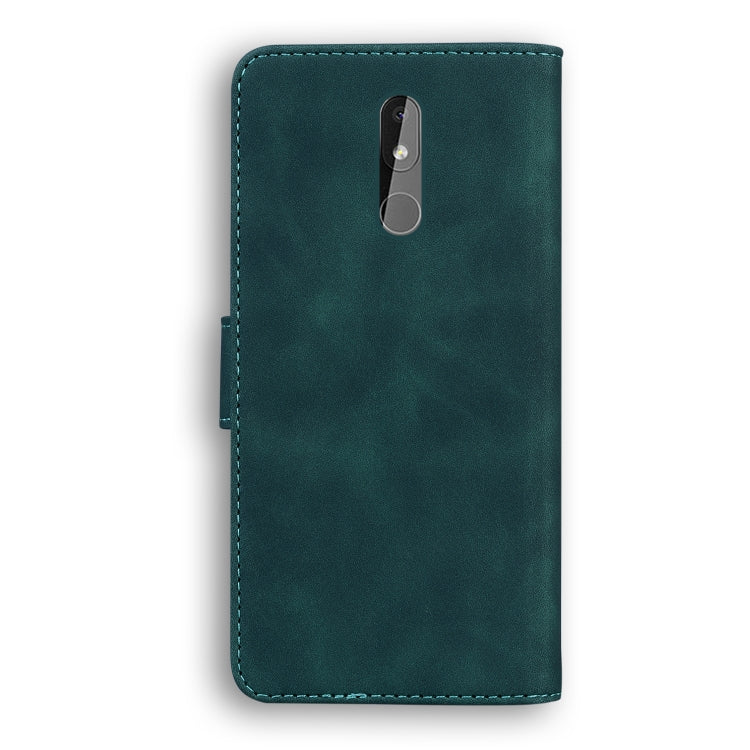 For Nokia 3.2 Skin Feel Pure Color Flip Leather Phone Case