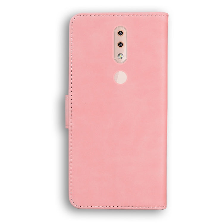 For Nokia 4.2 Skin Feel Pure Color Flip Leather Phone Case