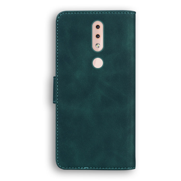 For Nokia 4.2 Skin Feel Pure Color Flip Leather Phone Case