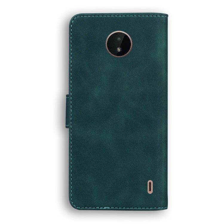 For Nokia C20 / C10 Skin Feel Pure Color Flip Leather Phone Case