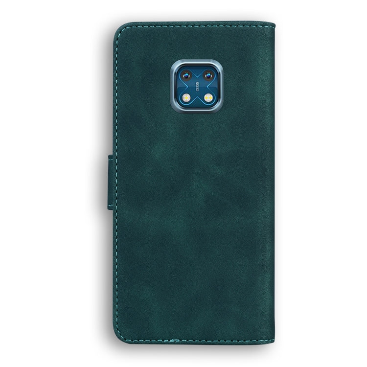 For Nokia XR20 Skin Feel Pure Color Flip Leather Phone Case