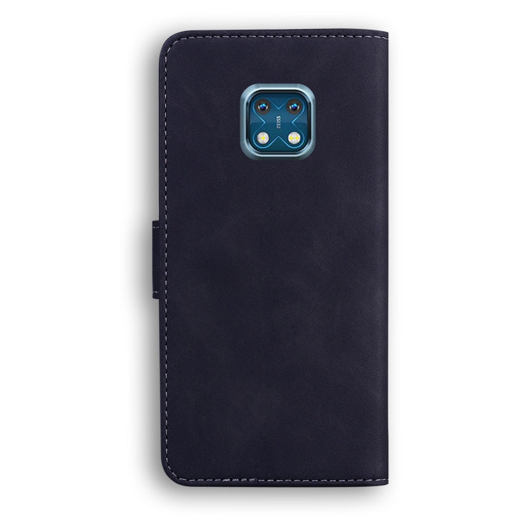 For Nokia XR20 Skin Feel Pure Color Flip Leather Phone Case