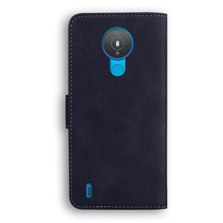 For Nokia 1.4 Skin Feel Pure Color Flip Leather Phone Case