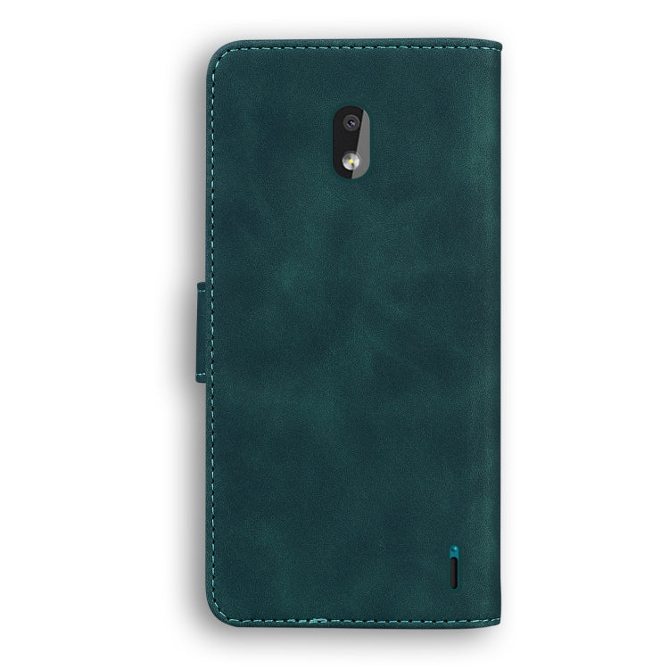 For Nokia 2.2 Skin Feel Pure Color Flip Leather Phone Case