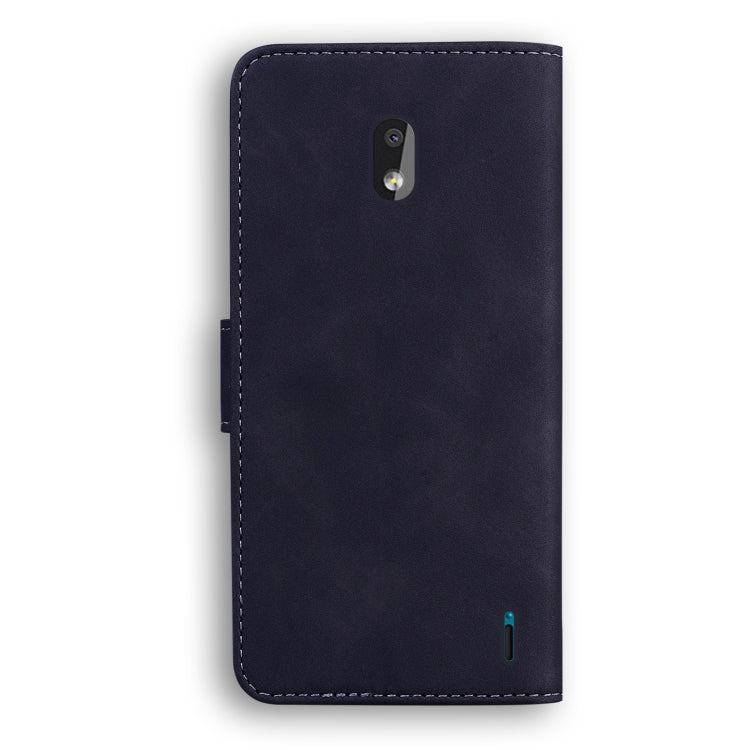 For Nokia 2.2 Skin Feel Pure Color Flip Leather Phone Case