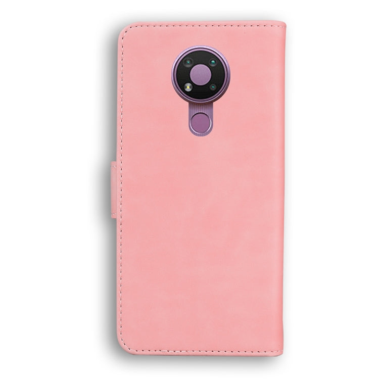 For Nokia 3.4 Skin Feel Pure Color Flip Leather Phone Case