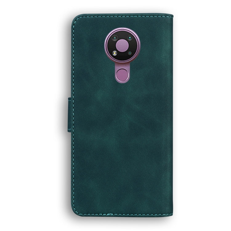 For Nokia 3.4 Skin Feel Pure Color Flip Leather Phone Case