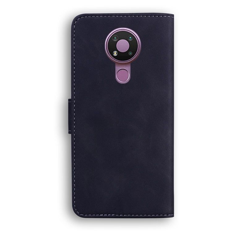 For Nokia 3.4 Skin Feel Pure Color Flip Leather Phone Case