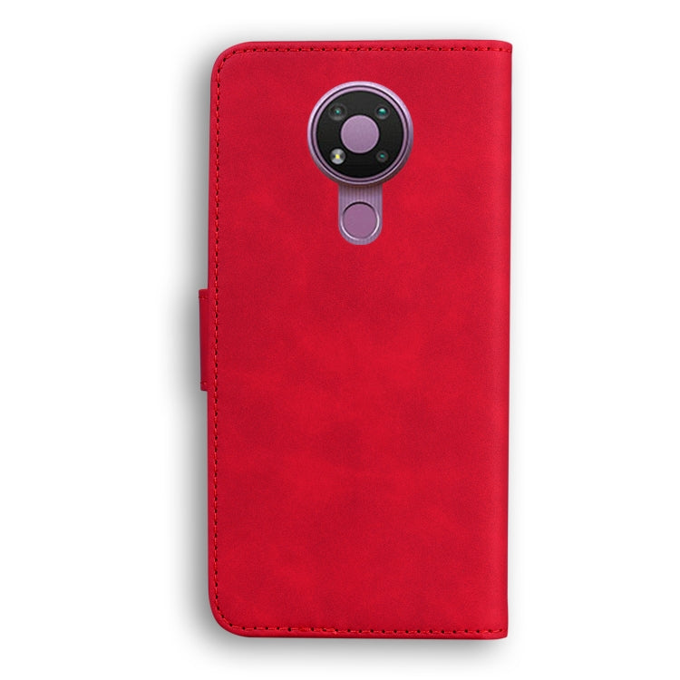 For Nokia 3.4 Skin Feel Pure Color Flip Leather Phone Case