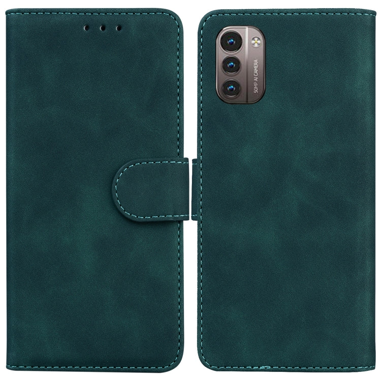 For Nokia G11 / G21 Skin Feel Pure Color Flip Leather Phone Case