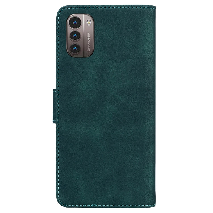 For Nokia G11 / G21 Skin Feel Pure Color Flip Leather Phone Case