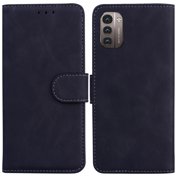 For Nokia G11 / G21 Skin Feel Pure Color Flip Leather Phone Case