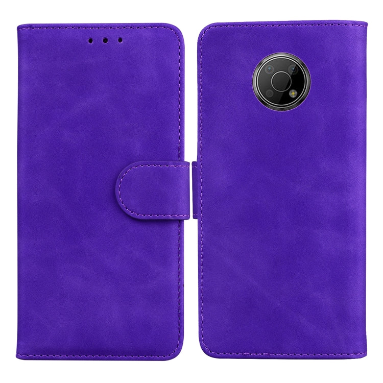 For Nokia G300 Skin Feel Pure Color Flip Leather Phone Case
