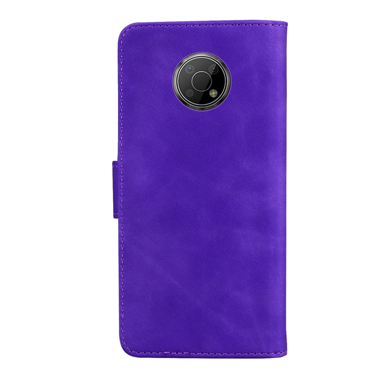 For Nokia G300 Skin Feel Pure Color Flip Leather Phone Case