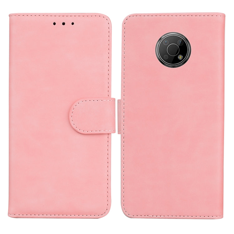 For Nokia G300 Skin Feel Pure Color Flip Leather Phone Case