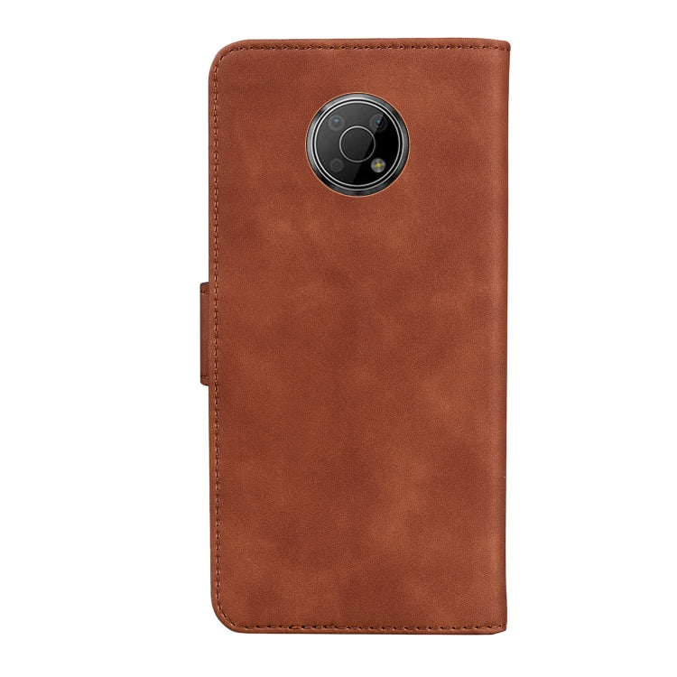 For Nokia G300 Skin Feel Pure Color Flip Leather Phone Case