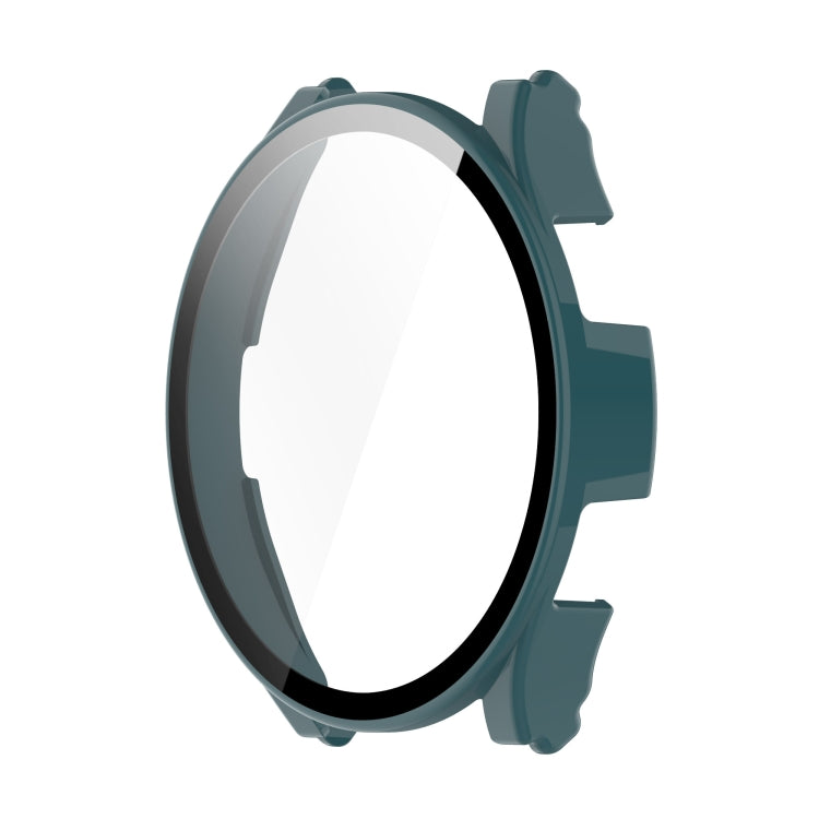 For Samsung Galaxy Watch4 44mm PC + Tempered Glass Watch Case