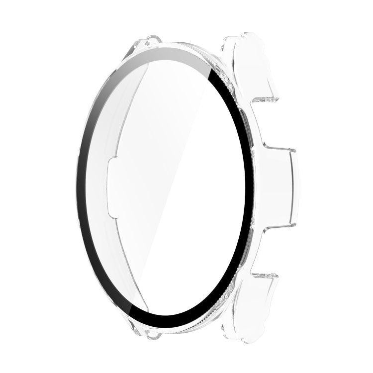 For Samsung Galaxy Watch4 44mm PC + Tempered Glass Watch Case