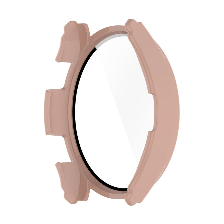 For Samsung Galaxy Watch4 44mm PC + Tempered Glass Watch Case