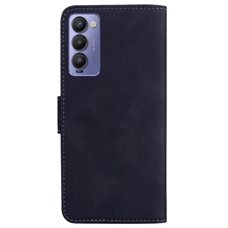 For Tecno Camon 18 / 18P Skin Feel Pure Color Flip Leather Phone Case