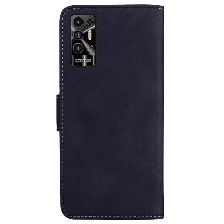 For Tecno Pova 2 Skin Feel Pure Color Flip Leather Phone Case