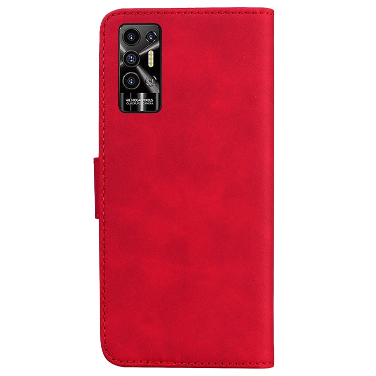 For Tecno Pova 2 Skin Feel Pure Color Flip Leather Phone Case