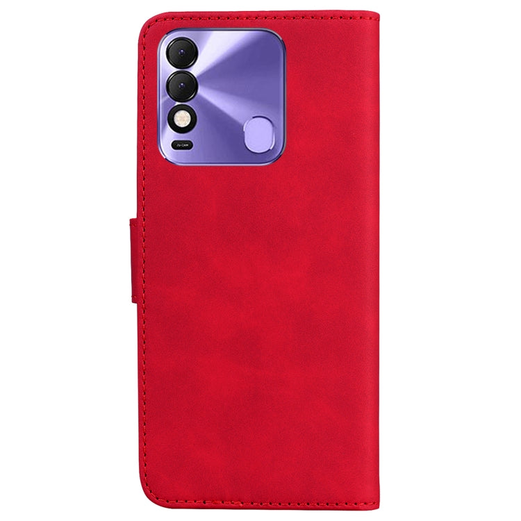 For Tecno Spark 8 / 8T Skin Feel Pure Color Flip Leather Phone Case